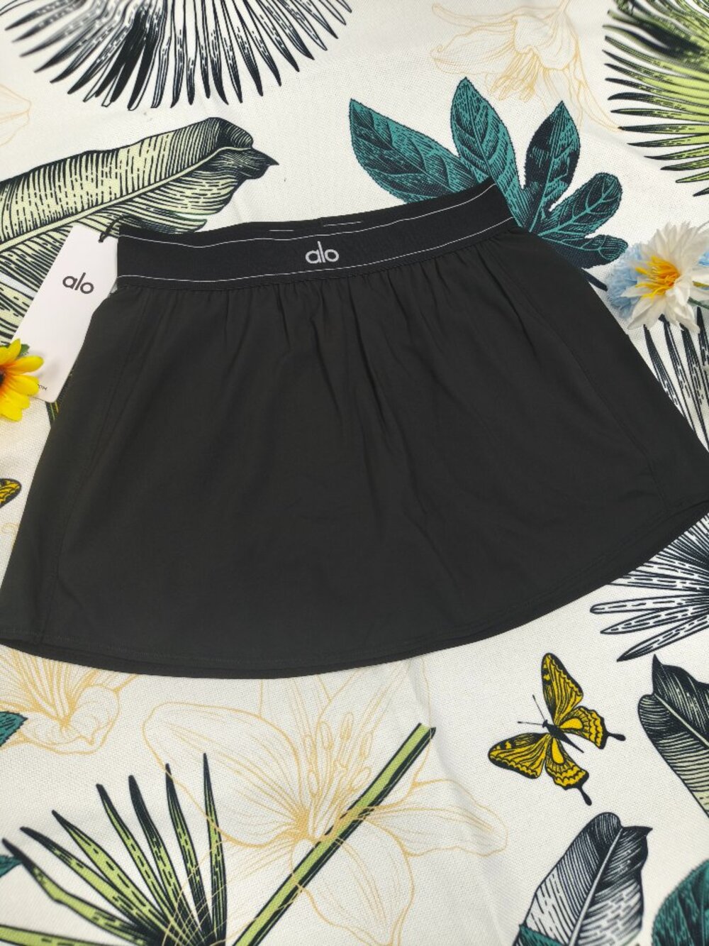 Alo Yoga Tennis NWT Skirt Black🖤-daily, travel, tennis, golf, sports, fitness🤗 - Picture 2 of 7